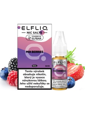 Elf Bar Liquid ELFLIQ Nic SALT Mixed Berries 10ml - 20mg