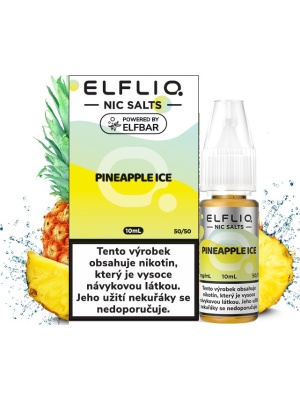 Elf Bar Liquid ELFLIQ Nic SALT Pineapple Ice 10ml - 20mg