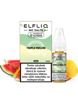 Elf Bar Liquid ELFLIQ Nic SALT Triple Melon 10ml - 20mg