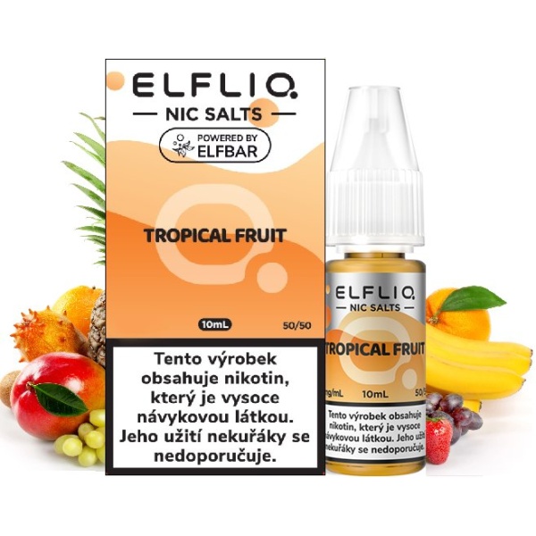 Elf Bar Liquid ELFLIQ Nic SALT Tropical Fruit 10ml - 20mg