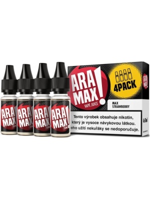 Liquid ARAMAX 4Pack Max Strawberry 4x10ml-18mg