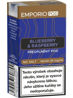 EMPORIO POD cartridge Blueberry & Raspberry 20mg 1Pack