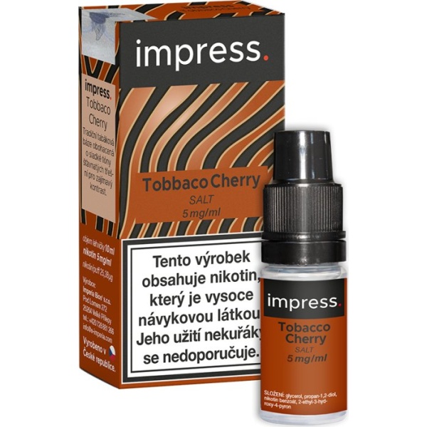 Imperia Liquid IMPRESS SALT Tobacco Cherry 10ml - 5mg
