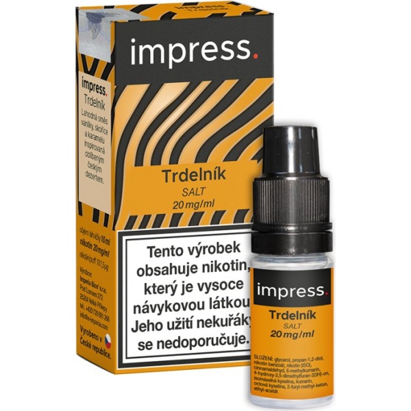Imperia Liquid IMPRESS SALT Trdelník 10ml - 20mg