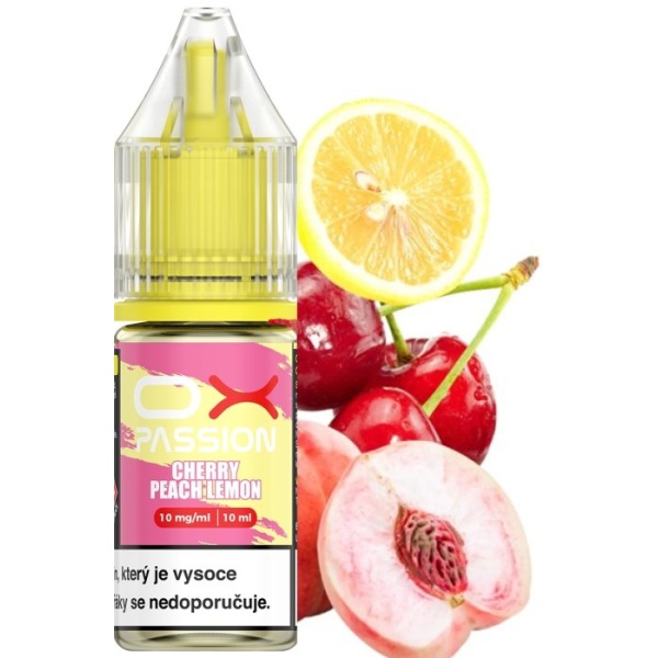 Liquid OXVA OX PASSION Salts Cherry Peach Lemon 10ml - 20mg