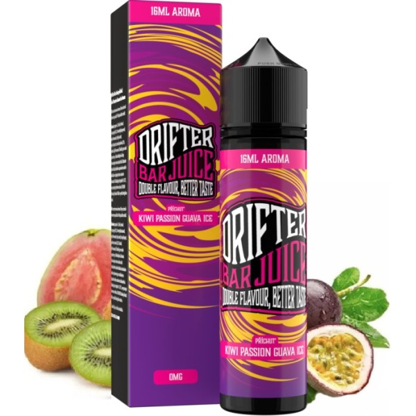 Juice Sauz Příchuť Drifter Bar Juice S&V 16ml Kiwi Passionfruit Guava Ice