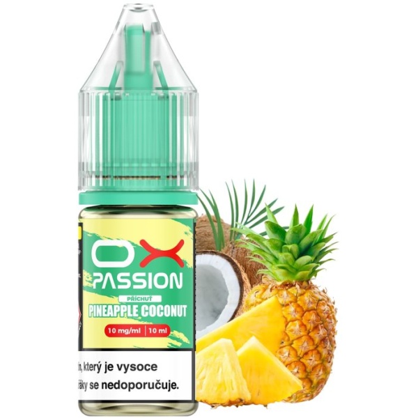 Liquid OXVA OX PASSION Salts Pineapple Coconut 10ml - 20mg