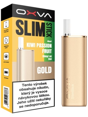 OXVA SLIMSTICK vapo 1500mAh Kiwi Passion Fruit 20mg Gold color