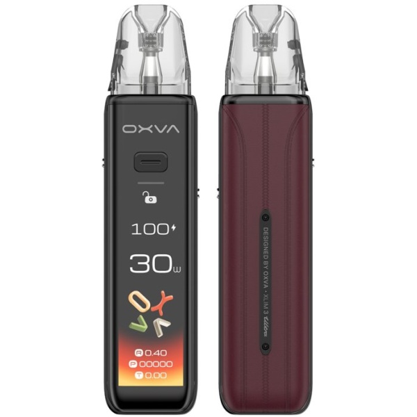 OXVA Xlim 3 ULTRA vapo 1500mAh Bordeaux Red