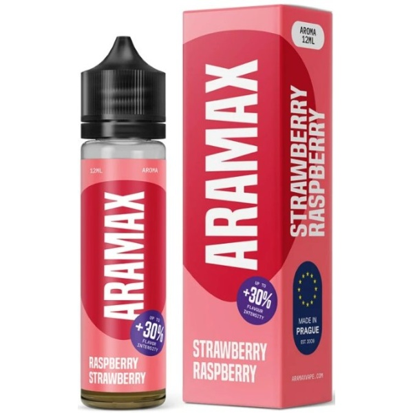 Aramax Shake & Vape Raspberry Strawberry 12 ml