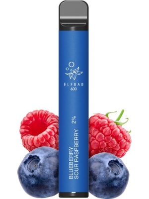 Elf Bar 600 vapo 20mg Blueberry Sour Raspberry