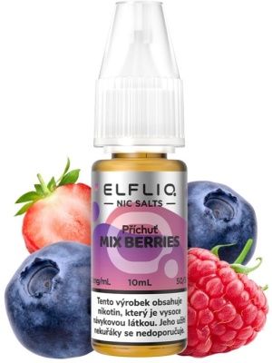 Elf Bar Liquid ELFLIQ Nic SALT Mixed Berries 10ml - 20mg