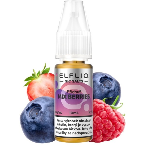 Elf Bar Liquid ELFLIQ Nic SALT Mixed Berries 10ml - 20mg