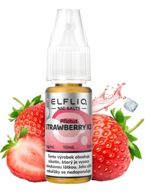 Elf Bar Liquid ELFLIQ Nic SALT Strawberry Ice 10ml - 20mg