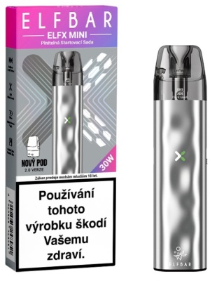 Elf Bar ELFX Mini vapo 1000mAh Silver