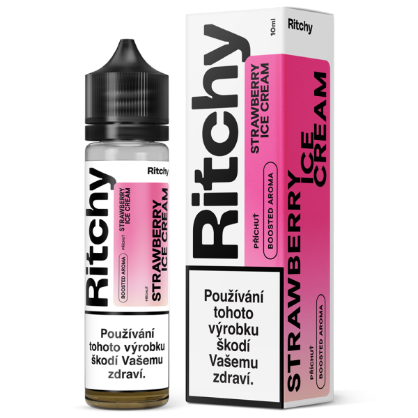 Příchuť Ritchy S&V - Strawberry Ice Cream 10ml