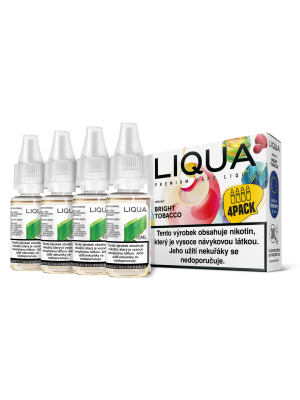 Bright tobacco 4x10ml  (čistá tabáková příchuť) - Liquid LIQUA Elements 4Pack - 6 mg