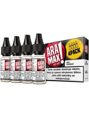 Liquid ARAMAX 4Pack Max Blueberry 4x10ml-6mg