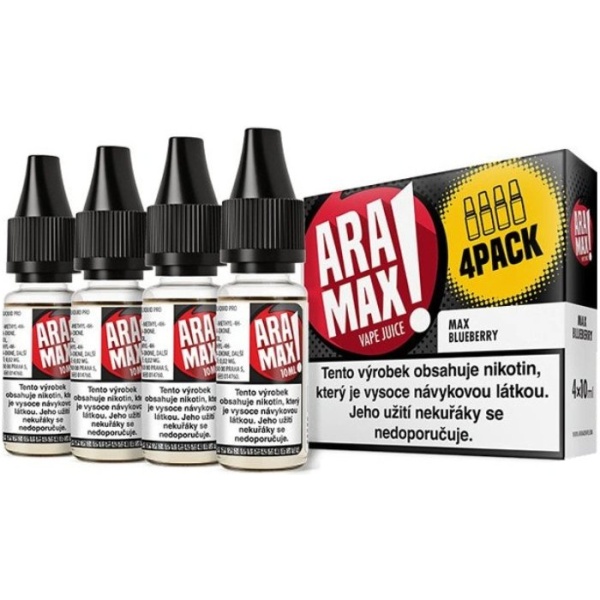 Liquid ARAMAX 4Pack Max Blueberry 4x10ml-6mg