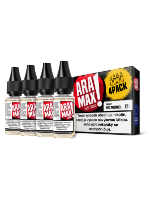 Liquid ARAMAX 4Pack Max Menthol 4x10ml - 12 mg