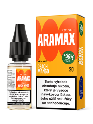 Liquid Aramax Nic Salt - Peach Mango 10ml